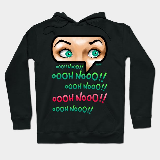 Oooh Nooo!! Hoodie by MetroInk